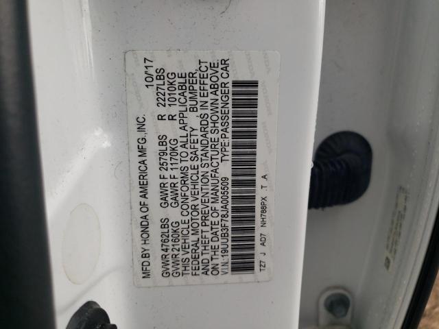 2018 ACURA TLX ADVANC 19UUB3F78JA005509