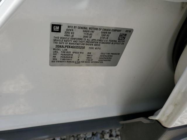 2GKALPEK4G6253200 GMC Terrain Slt