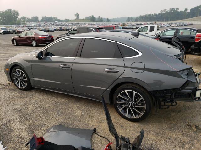 VIN: KMHL34J22NA228946 Auction: COPART Lot: 57177573 Location: WI - MADISON SOUTH KMHL34J22NA228946 HYUNDAI SONATA 2022 BLUE Photo 2