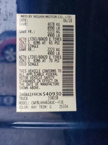 1N6BA1F44JN540930 Nissan Titan Xd Sl
