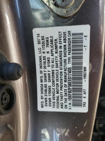 19XFB2F58EE017405 Honda Civic Lx