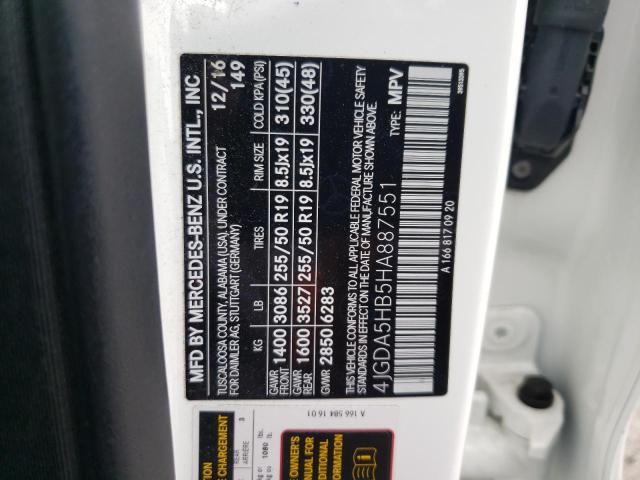 4JGDA5HB5HA887551 Mercedes-Benz Gle 350 4matic