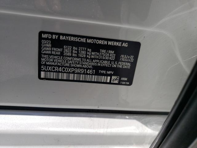 5UXCR4C0XP9R91461 BMW X5 Sdrive 40i