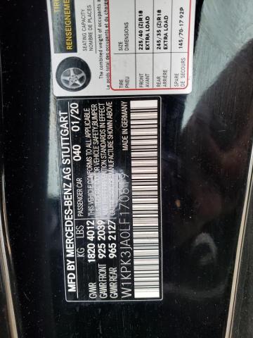 2020 MERCEDES-BENZ SLC 300 - W1KPK3JA0LF170819
