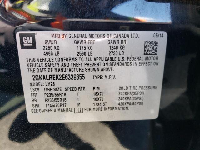 2GKALREK2E6339355 GMC Terrain Sle