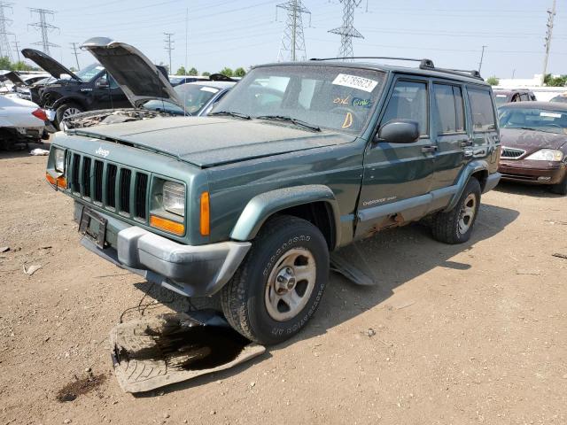 Lot #2459353976 2000 JEEP CHEROKEE salvage car