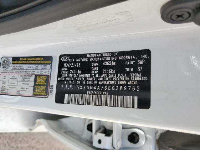 5XXGN4A76EG289765 KIA OPTIMA EX