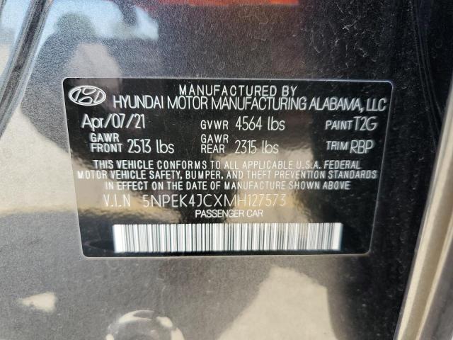 2021 HYUNDAI SONATA N L 5NPEK4JCXMH127573