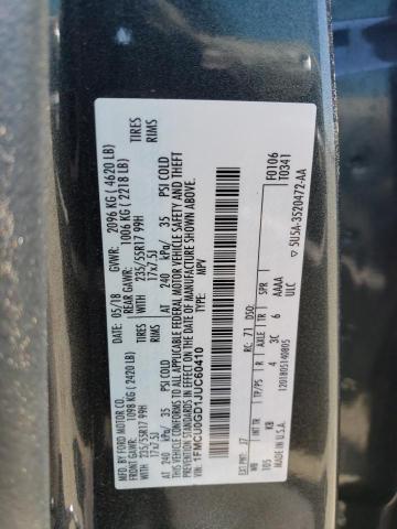 1FMCU0GD1JUC60410 Ford ESCAPE SE