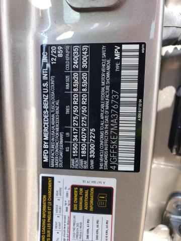 2021 MERCEDES-BENZ GLS 4JGFF5KE7MA376737