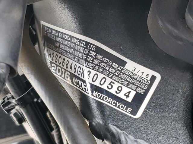 2016 HONDA GL1800 B JH2SC6848GK300594