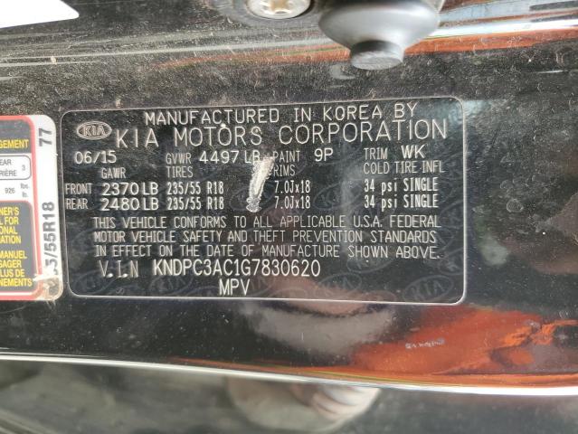 KNDPC3AC1G7830620 KIA Sportage Ex