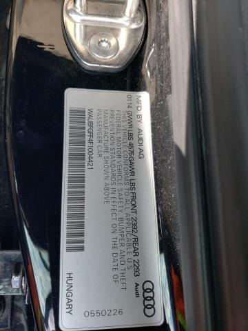 2015 AUDI S3 PREMIUM - WAUBFGFF4F1004421