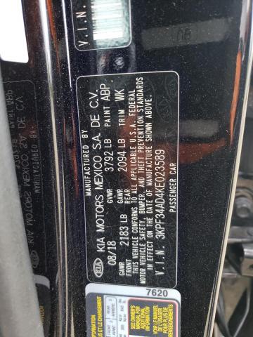 3KPF34AD4KE023589 KIA Forte Gt Line