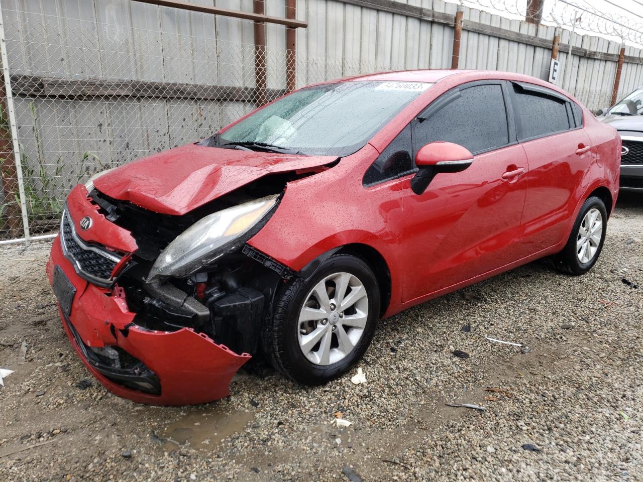 KNADN4A37E6416048 2014 Kia Rio Ex