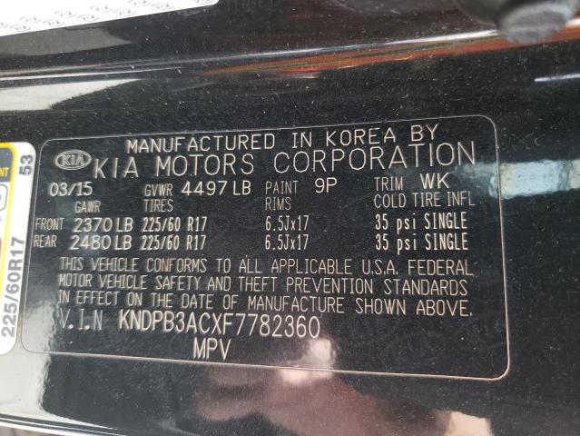 KNDPB3ACXF7782360 KIA Sportage Lx
