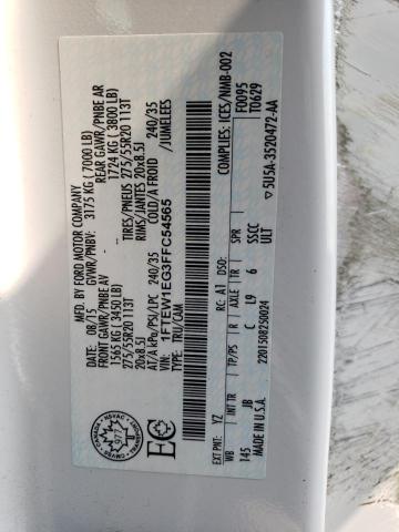 1FTEW1EG3FFC54565 Ford F150 Supercrew