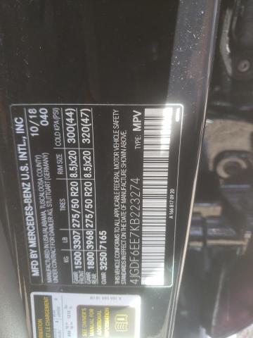 4JGDF6EE7KB223274 Mercedes-Benz Gls 450 4matic