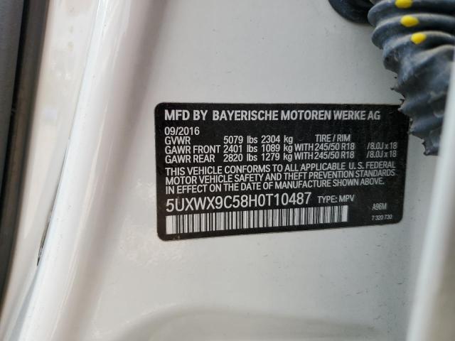 5UXWX9C58H0T10487 2017 BMW X3, photo no. 13