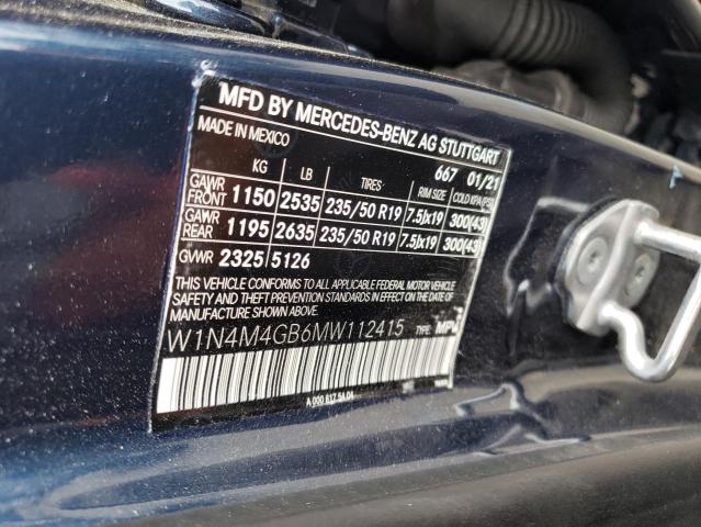 W1N4M4GB6MW112415 Mercedes-Benz GLB 250