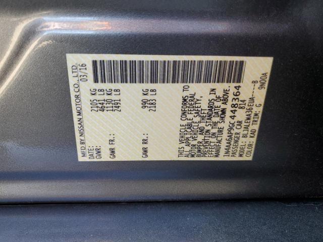 1N4AA6AP9GC448364 Nissan Maxima 3.5s