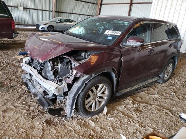 VIN 5TDZARFH5ES009089 2014 Toyota Highlander, LE no.1