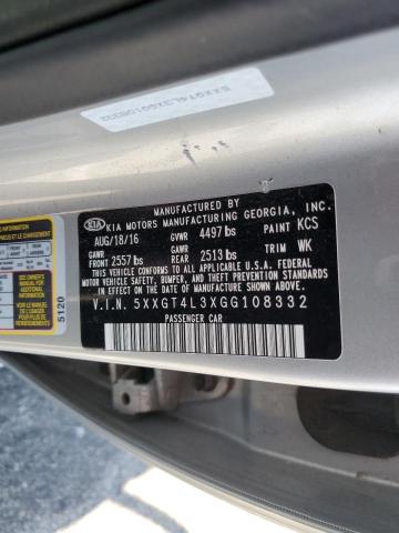 5XXGT4L3XGG108332 KIA Optima Lx