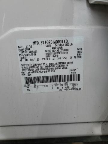 2FMTK3J90FBB77916 Ford EDGE SEL