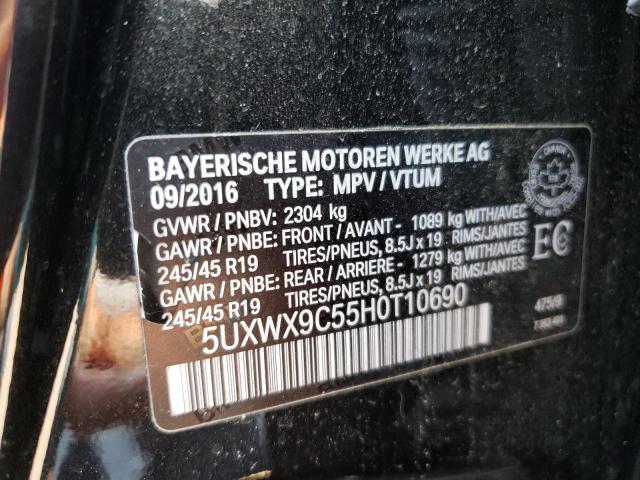 5UXWX9C55H0T10690 2017 BMW X3, photo no. 13