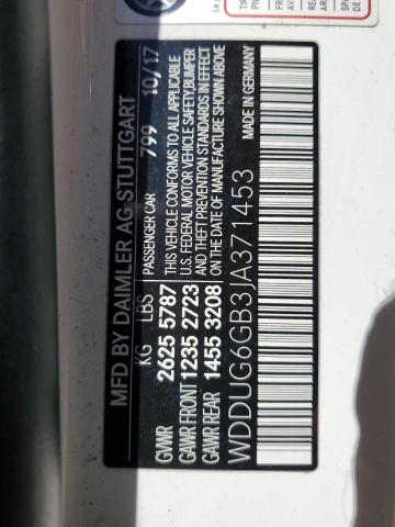 WDDUG6GB3JA371453 Mercedes-Benz S 450