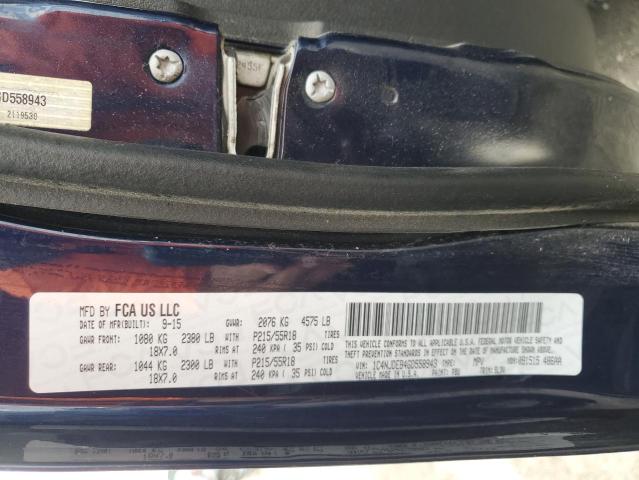 1C4NJDEB4GD558943 Jeep Compass Latitude