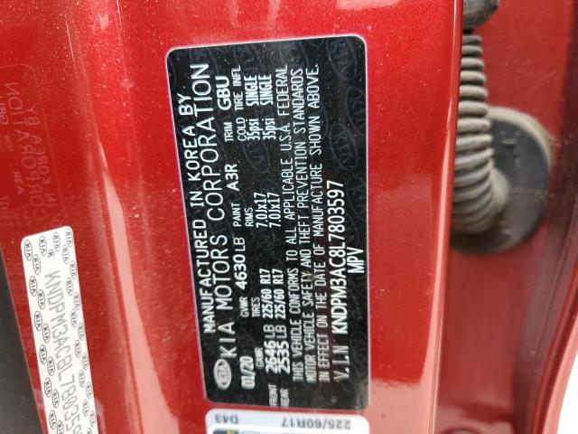 KNDPM3AC8L7803597 KIA Sportage Lx
