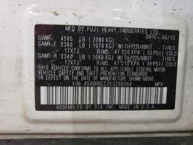 4S4BRBCC7E3208264 Subaru Outback 2.5i Premium