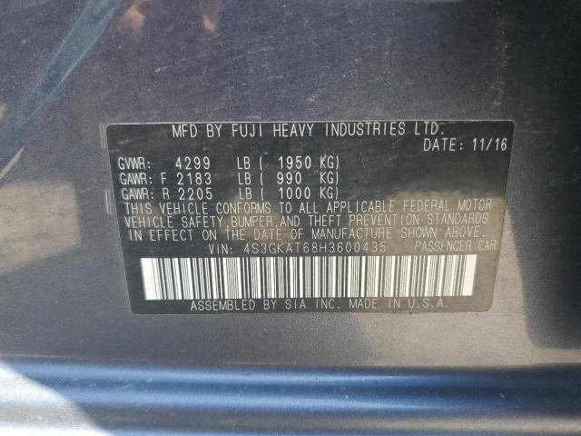 4S3GKAT68H3600435 Subaru Impreza Limited