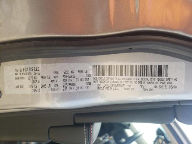1C4PJLCB7HW554073 Jeep Cherokee Latitude