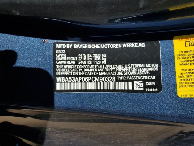 WBA53AP06PCM90328 BMW 430I