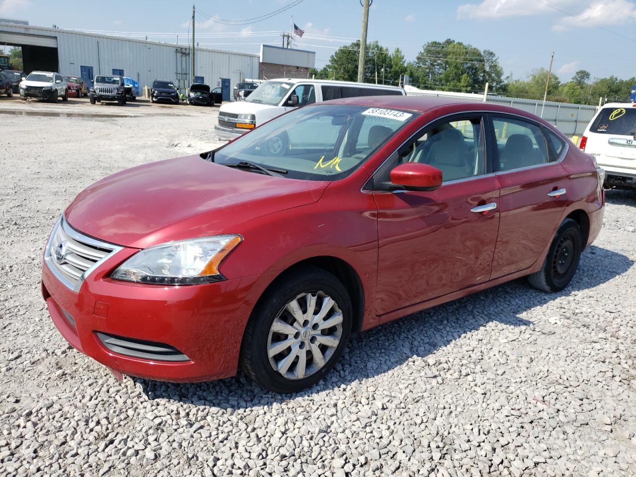 2014 Nissan Sentra S vin: 3N1AB7AP1EY264735