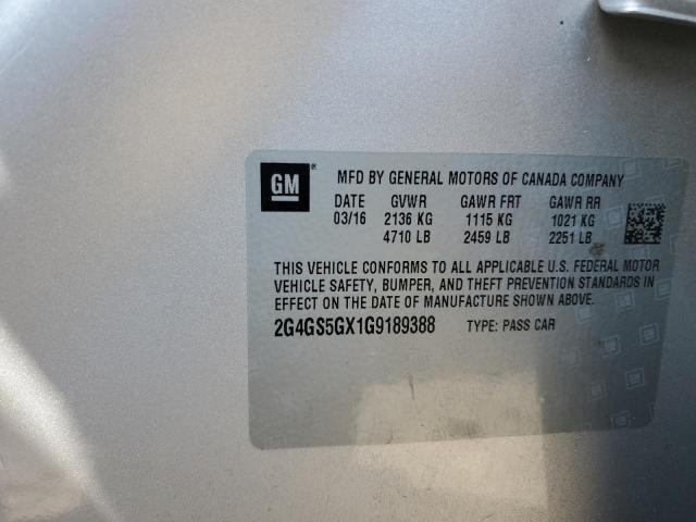 2G4GS5GX1G9189388 Buick Regal Premium