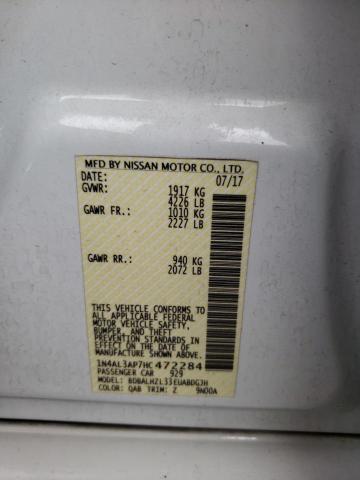 1N4AL3AP7HC472284 Nissan ALTIMA 2.5