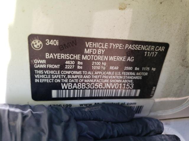 WBA8B3G56JNV01153 BMW 340 I