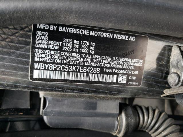 2019 BMW I3 BEV - WBY8P2C53K7E84288