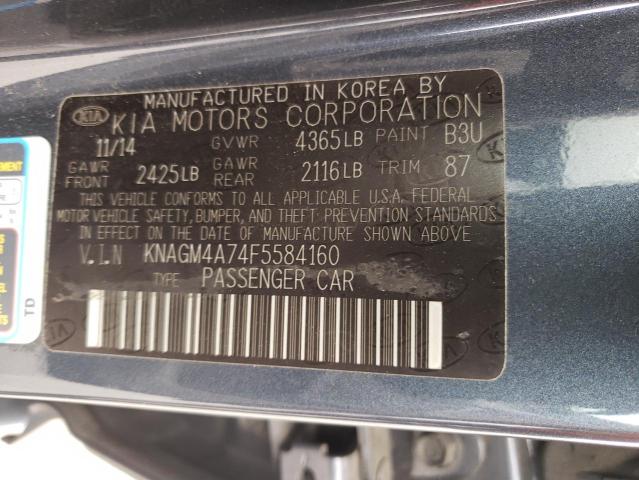 KNAGM4A74F5584160 KIA Optima Lx
