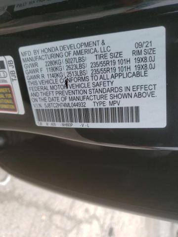 2021 ACURA RDX ADVANC - 5J8TC2H74ML044932