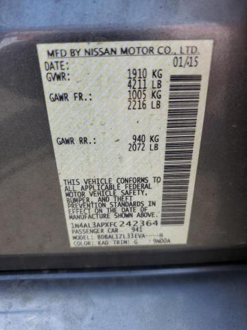 1N4AL3APXFC242364 Nissan ALTIMA 2.5