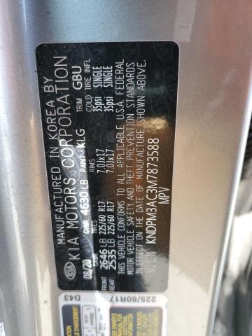 KNDPM3AC3M7873588 KIA Sportage Lx