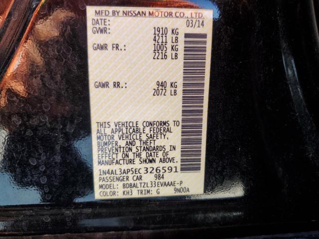 1N4AL3AP5EC326591 Nissan ALTIMA 2.5
