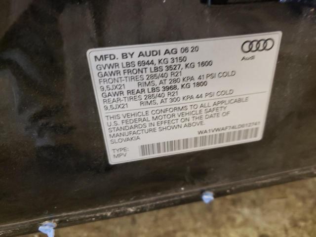 WA1VWAF74LD012741 2020 AUDI SQ7 - Image 14