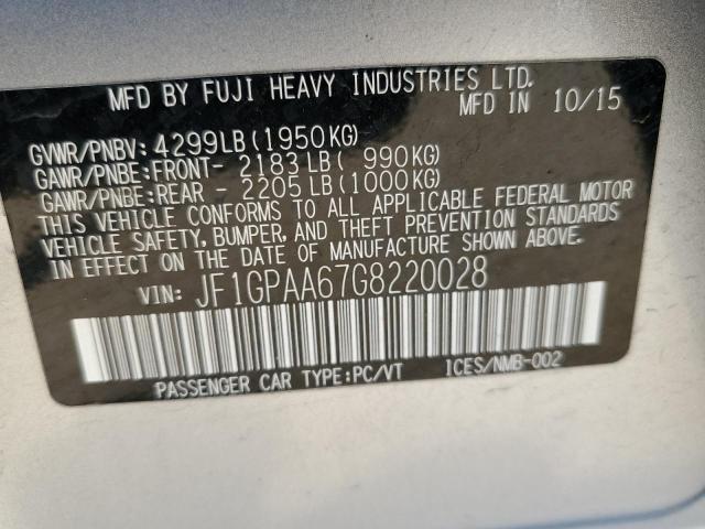JF1GPAA67G8220028 Subaru Impreza