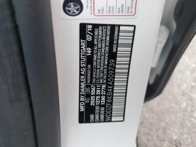 WDDZF8KB4KA509739 Mercedes-Benz E 63 Amg-s 4matic
