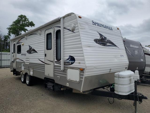 Springdale Travel Trailer salvage cars for sale: 2011 Springdale Travel Trailer
